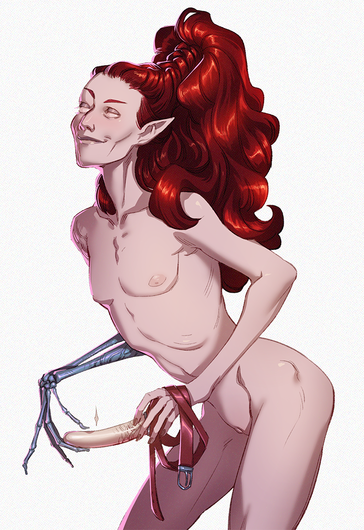 Ygramorn invites you to try out his newest strapon.